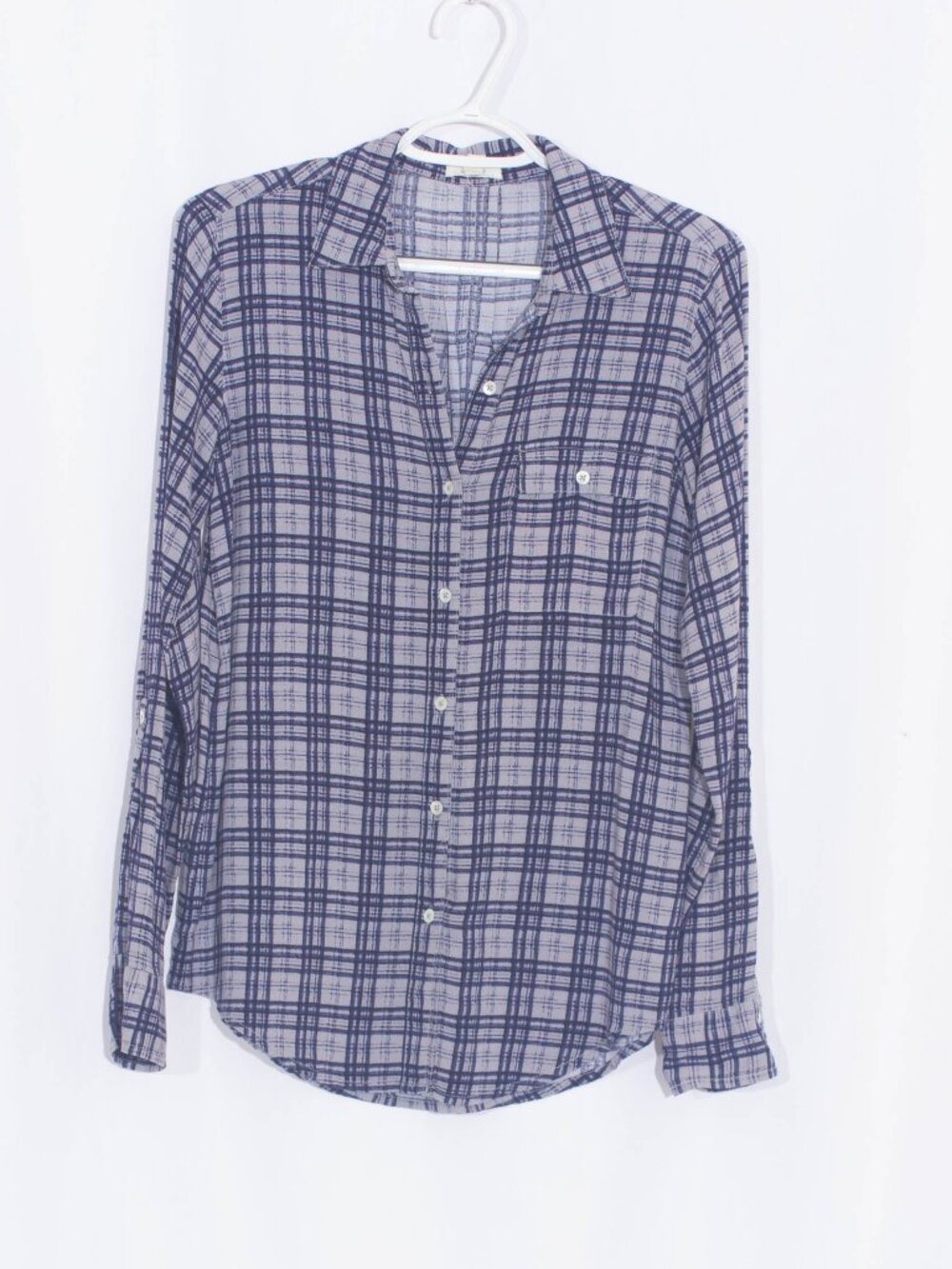 Soft Joie Plaid Button Down Shirt Size XS